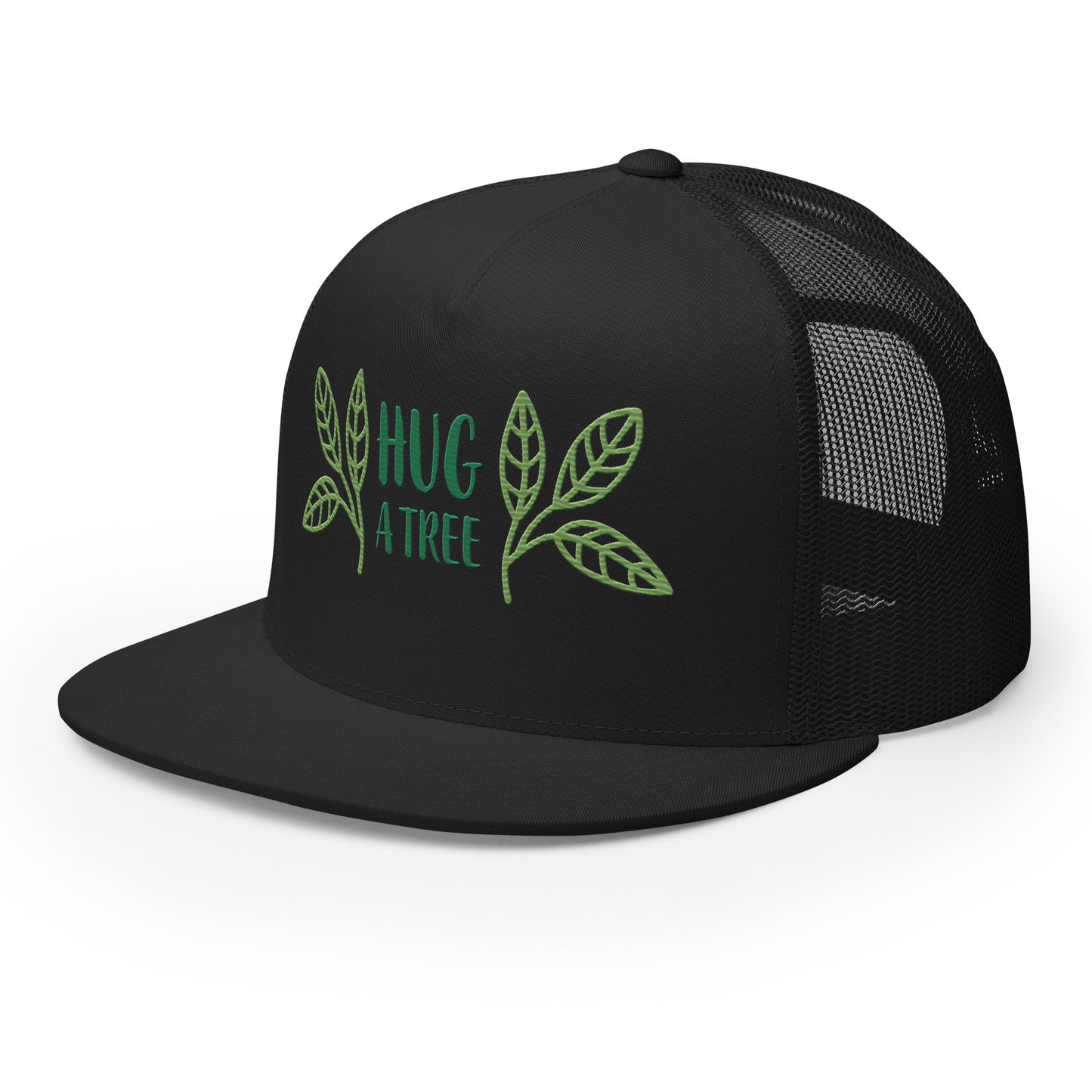 Hug a tree Trucker Cap