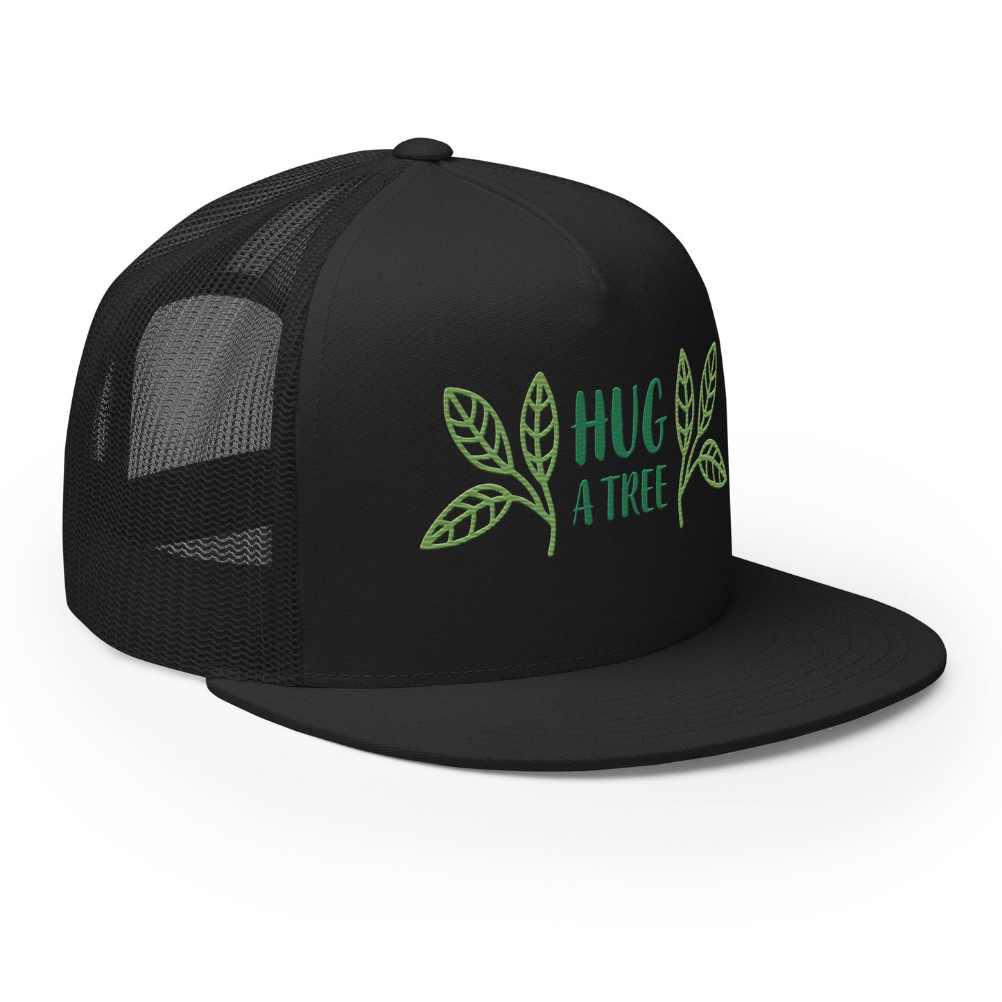 Hug a tree Trucker Cap