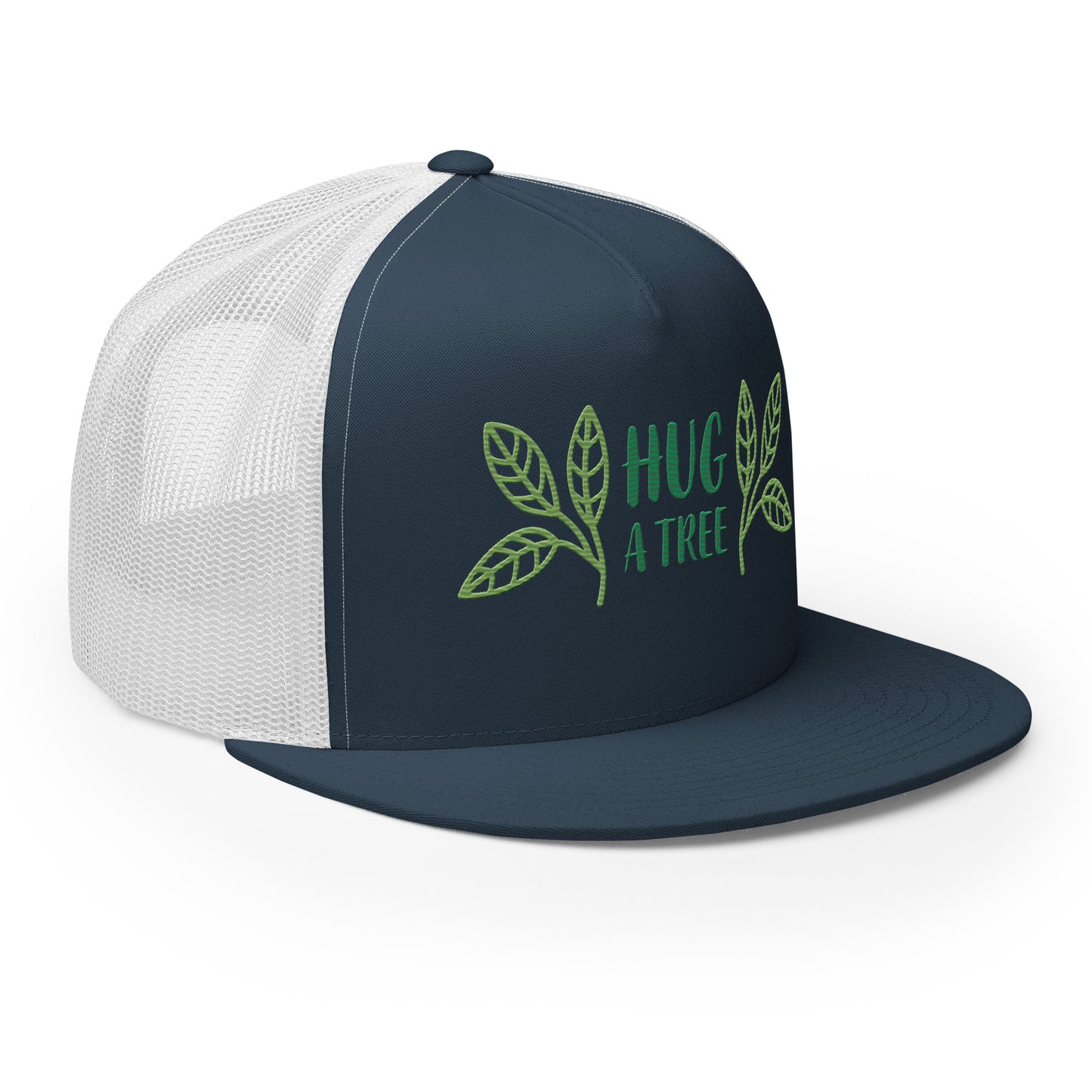 Hug a tree Trucker Cap