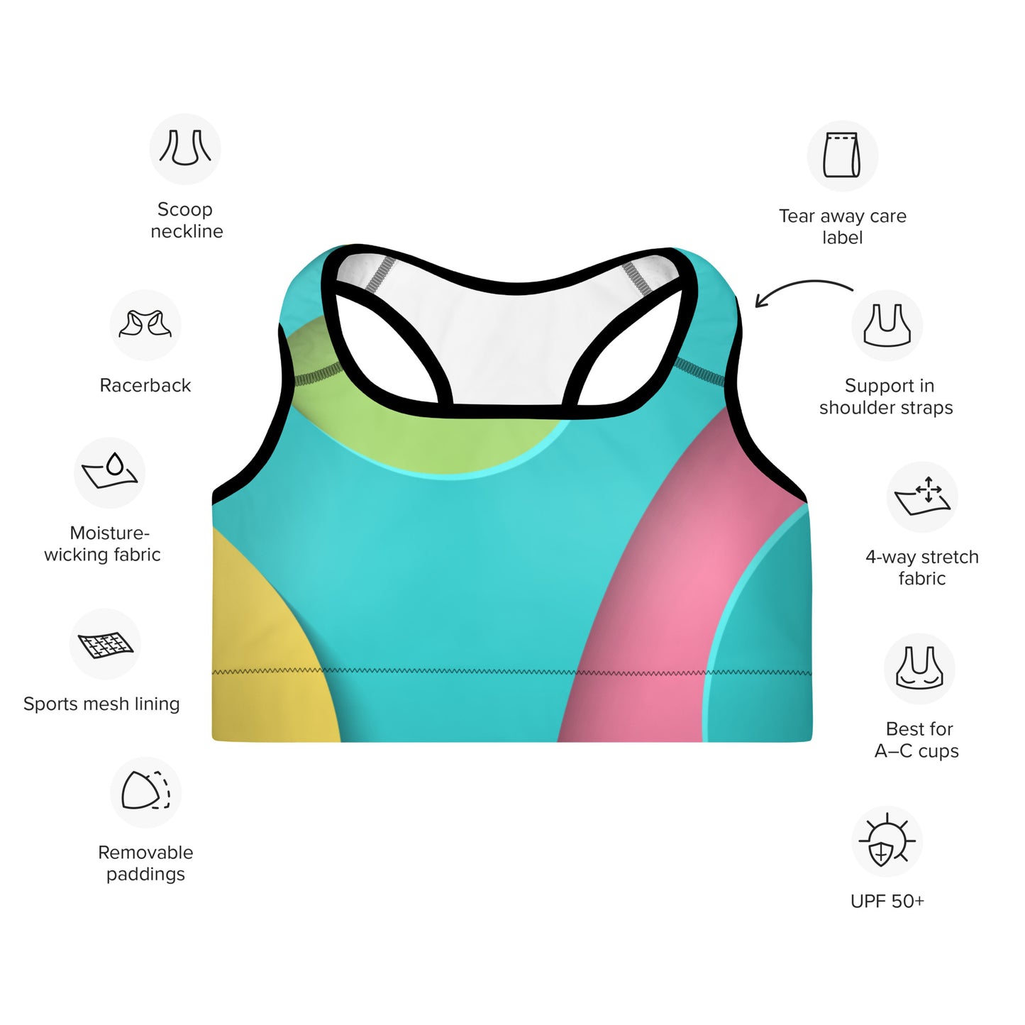 Women Padded Sports Bra