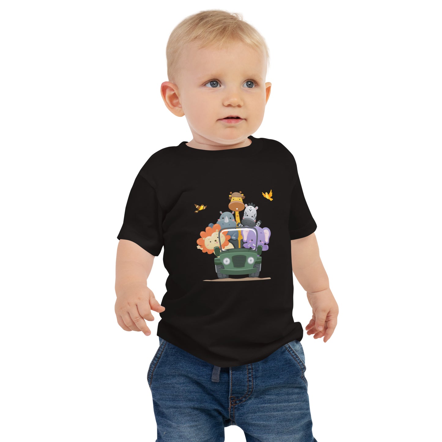 Jungle Friends Baby Jersey Short Sleeve Tee