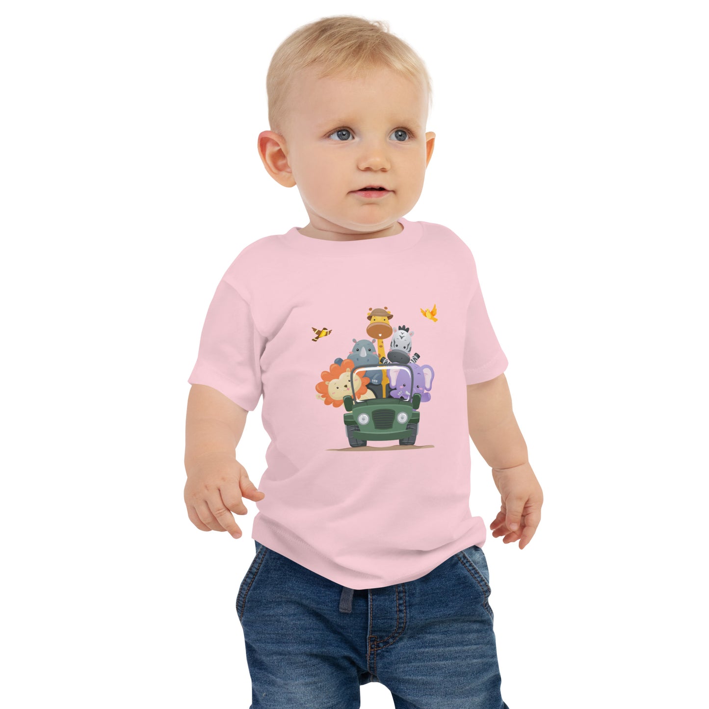 Jungle Friends Baby Jersey Short Sleeve Tee