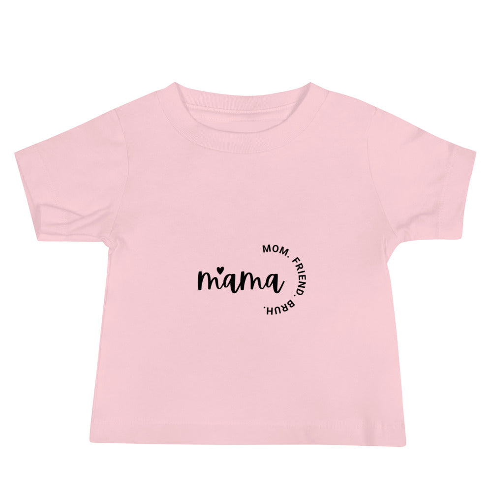 Mama Baby Jersey Short Sleeve Tee