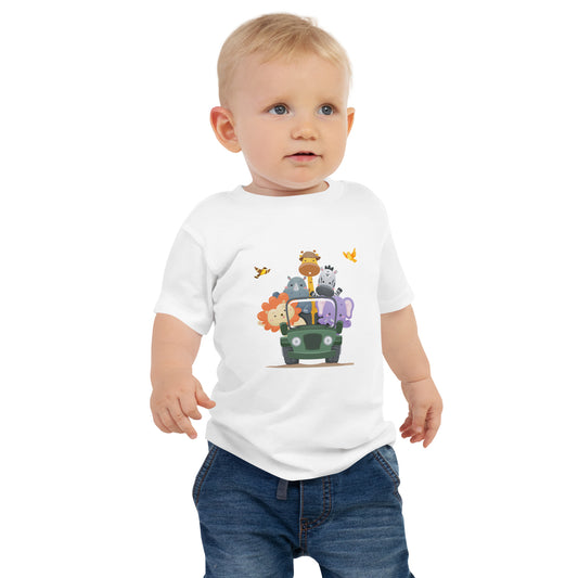 Jungle Friends Baby Jersey Short Sleeve Tee