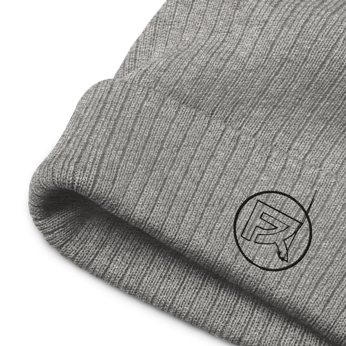 Ribbed knit beanie