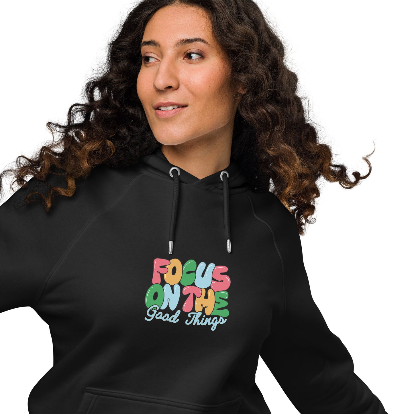 Unisex eco raglan hoodie