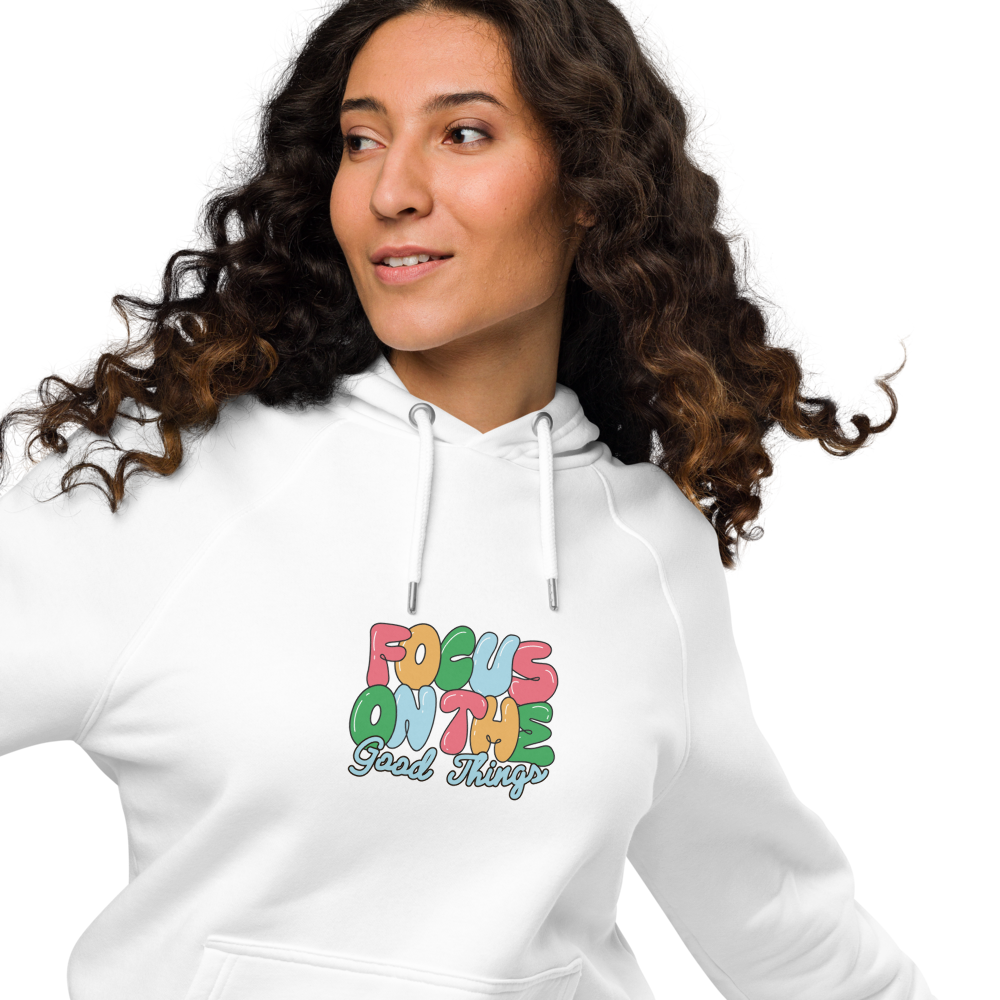 Unisex eco raglan hoodie