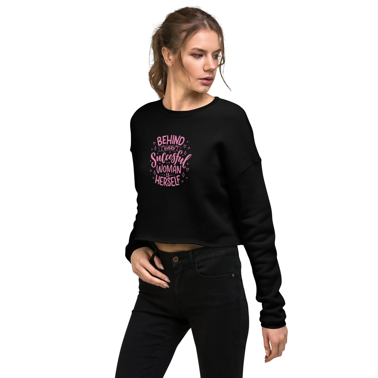 Women Crop Sweatshirt