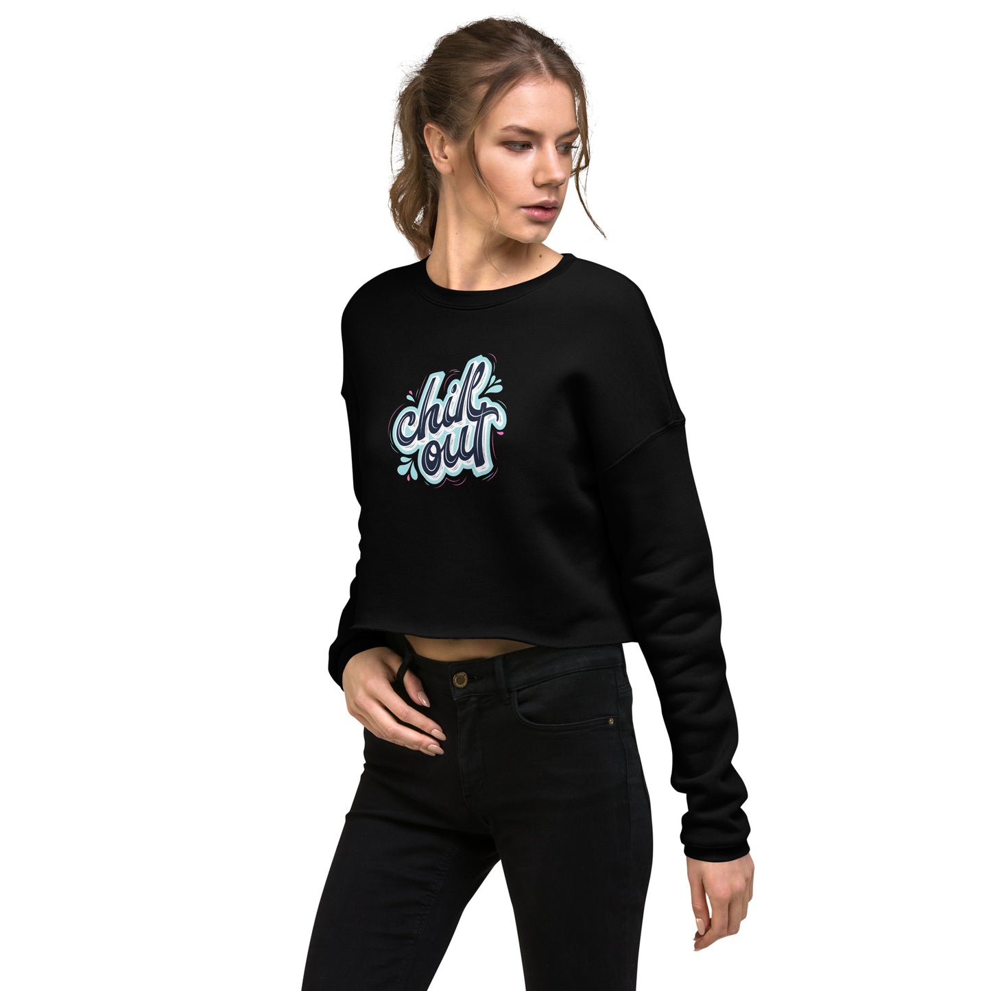 Women Crop Sweatshirt