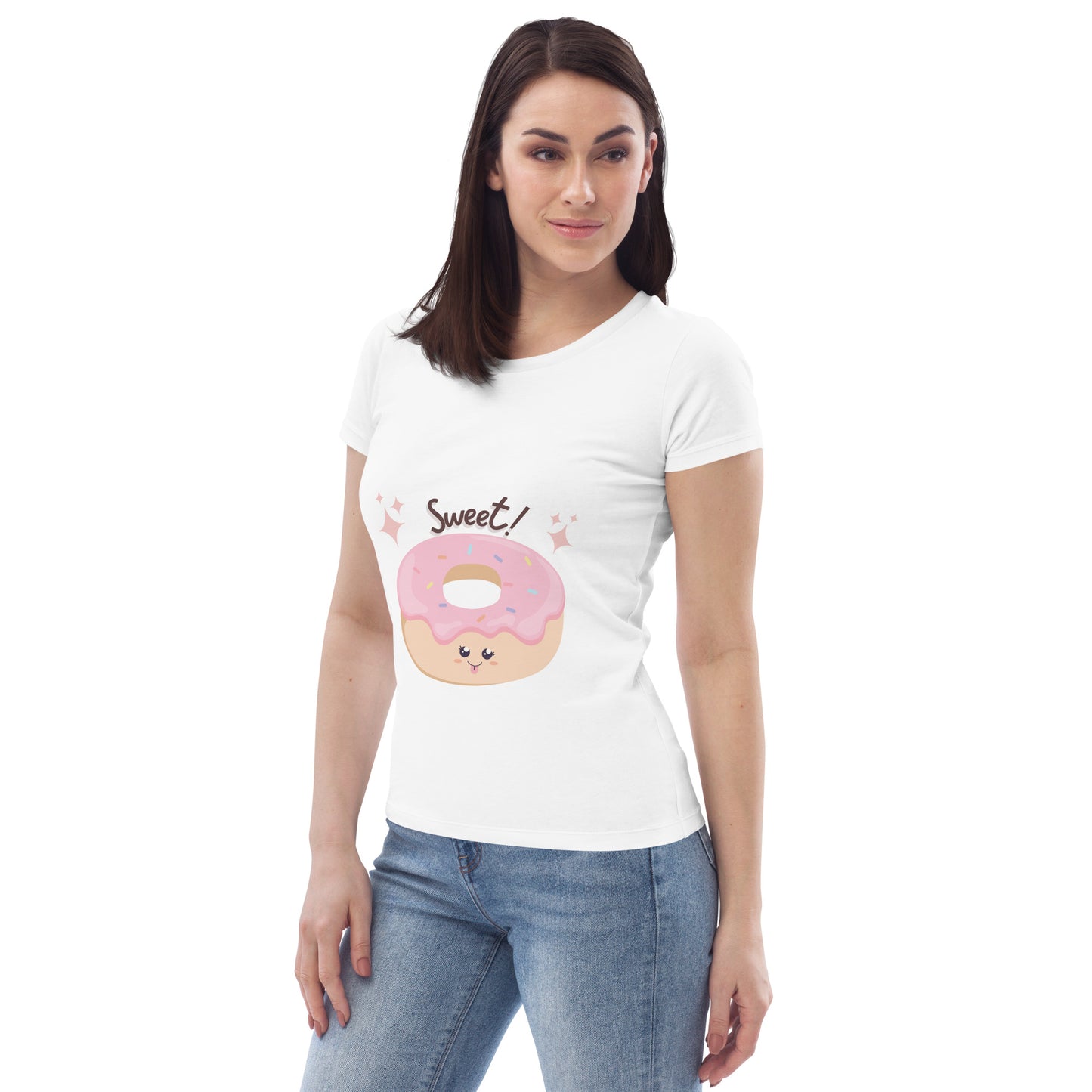 donut 🍩  Lover Women's fitted eco tee