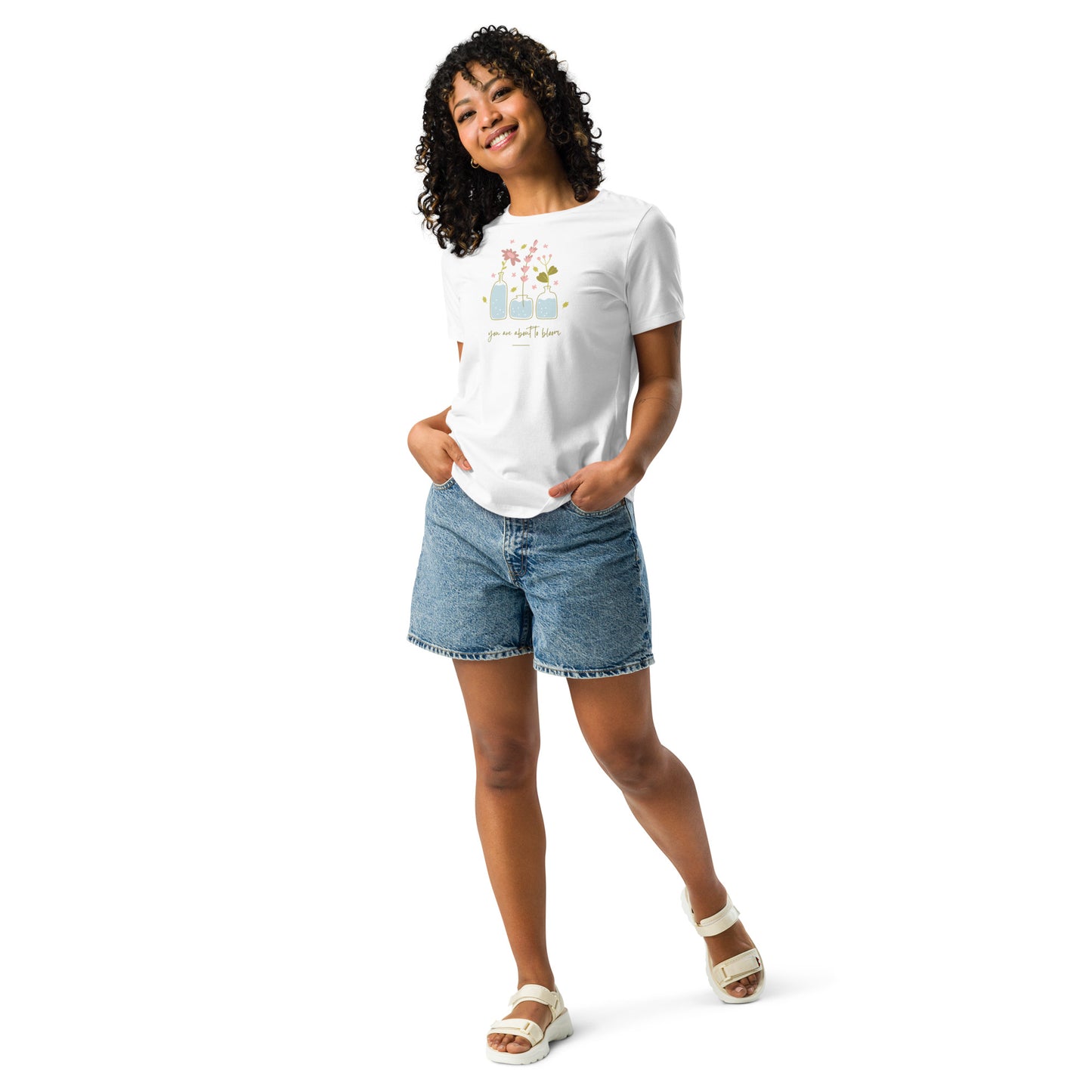 You are about to bloom Women's Relaxed T-Shirt