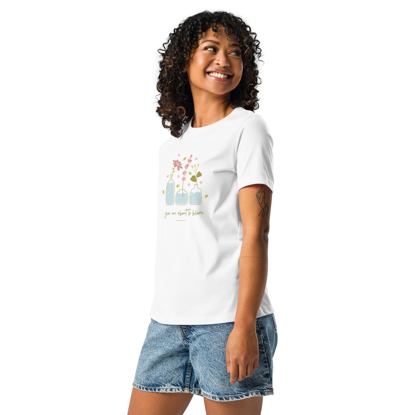 You are about to bloom Women's Relaxed T-Shirt